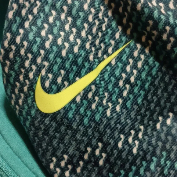 Nike Teal size medium 1/4 zip up  dry fit pro pull over  athletic Sweater - Picture 4 of 12